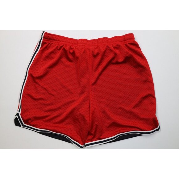 Vintage Y2K Nike Mens Medium Travis Scott Mini Swoosh Above Knee Shorts Red - Picture 8 of 11
